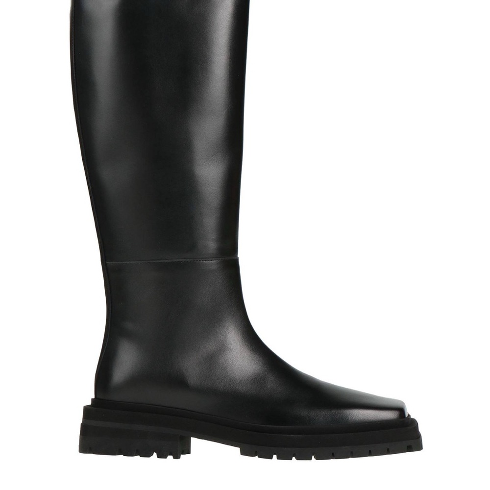 Trussardi Black Over the Knee Boots